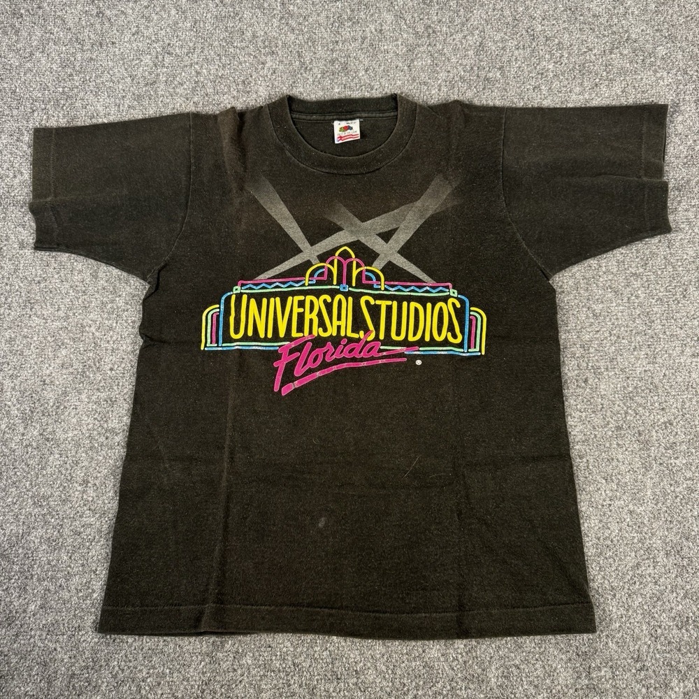 Vintage Universal‎ Studios Florida Single Stitch T-Shirt USA Made Size Small VTG